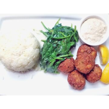Falafel platter