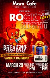 ROCK NIGHT Breaking Teddy Bears